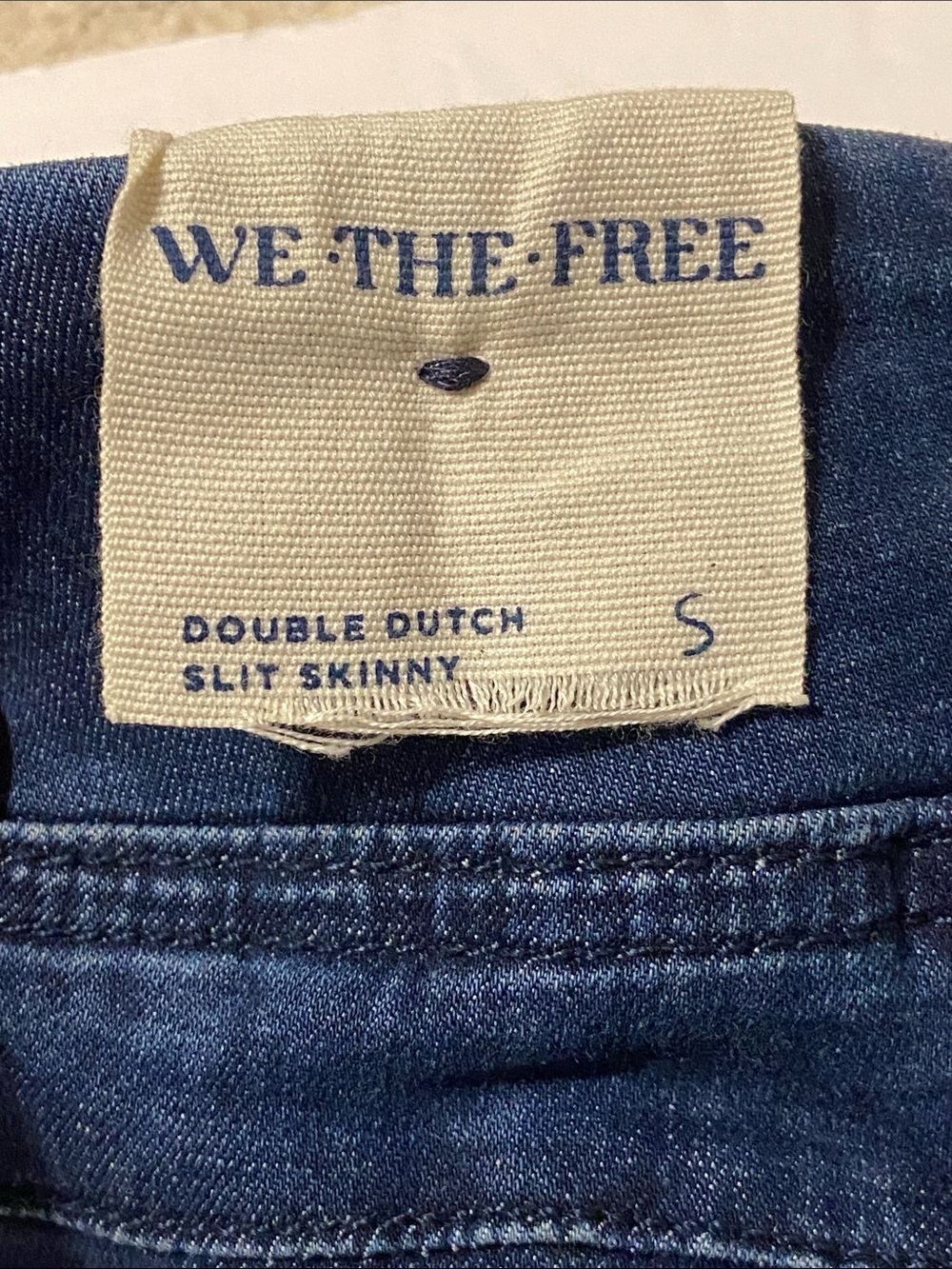 We The Free Double Dutch Pull-On Slit Skinny Jeans Size Small Brand New - Picture 6 of 13